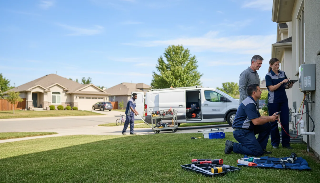 Tankless water heater service in Fairbury, NE